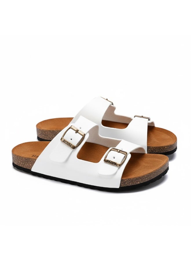 Stylish men's slippers with a modern and comfortable design – genuine leather and non-slip orthopedic sole, available in various sizes and colors. - Image 5